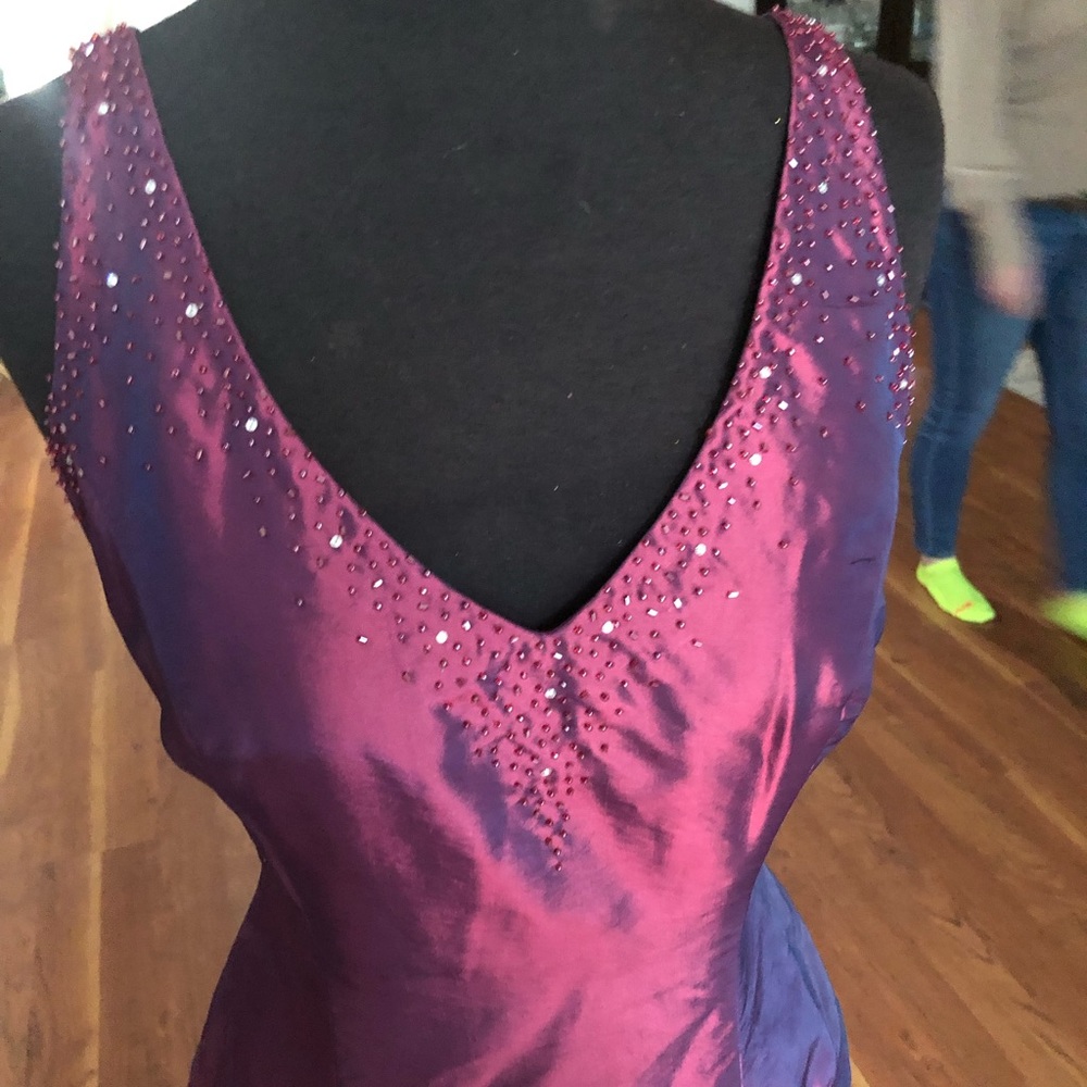 Taffeta tea length dress 12/13